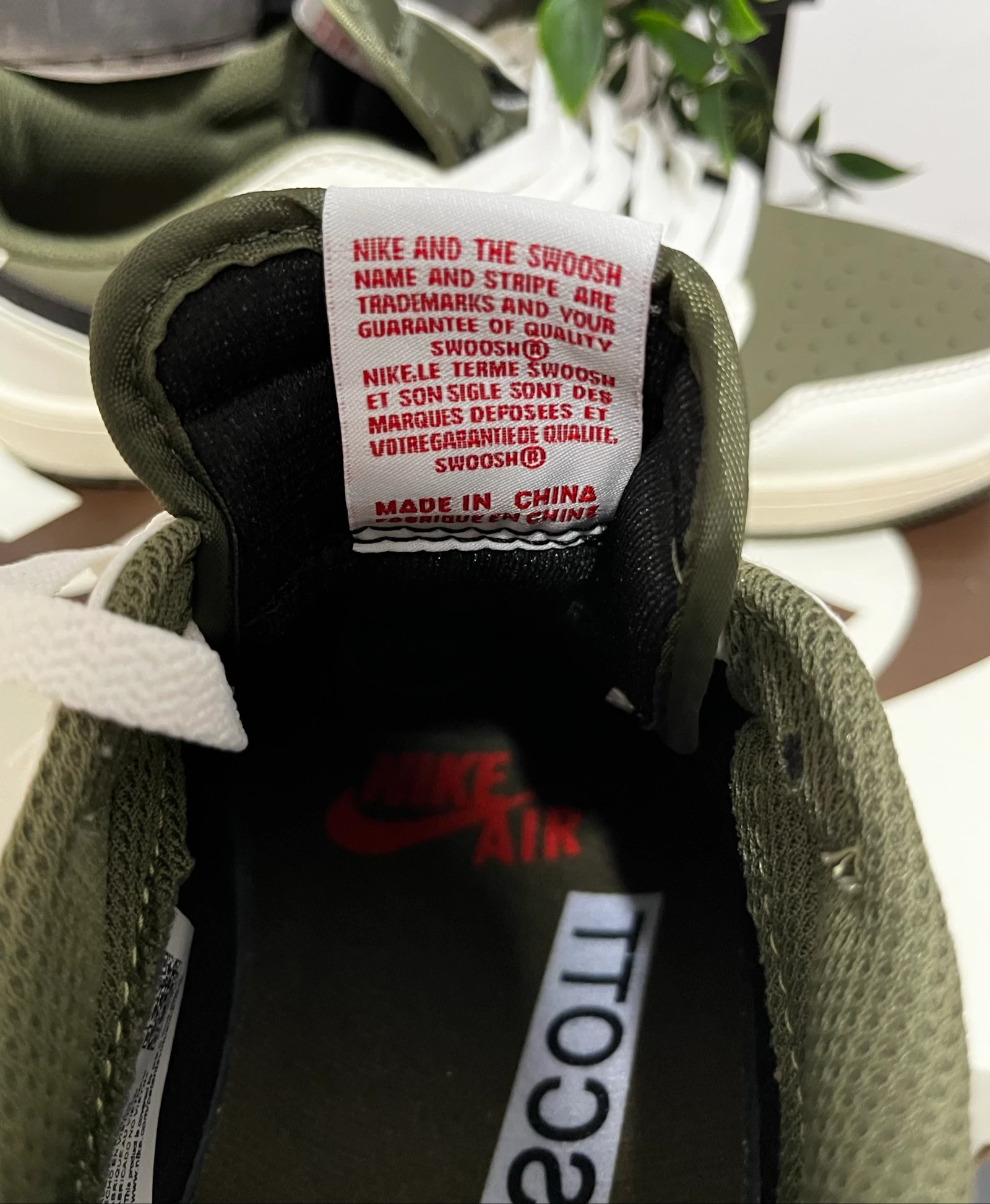 Jordan 1 Retro Low OG SP Travis Scott Medium Olive Size43 – photo 5